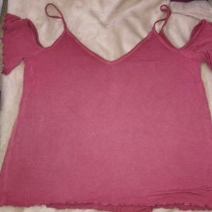 American Eagle Cold Shoulder Top